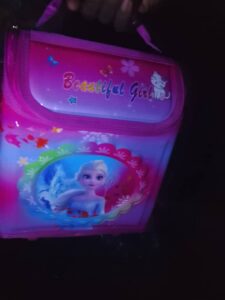 Cartoon character lunch bag