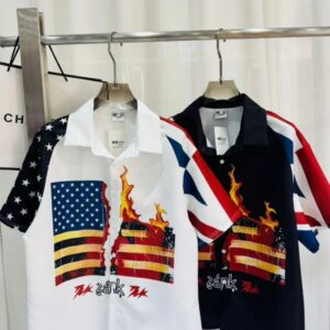 Collar Neck American Shirt